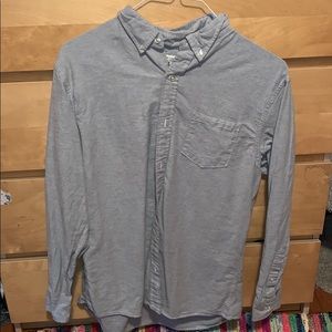 Grey button up
